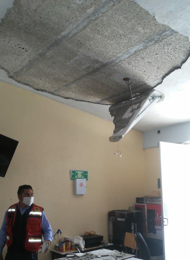 Sismo en Tlaxcala solo deja daños materiales menores. (Especial)