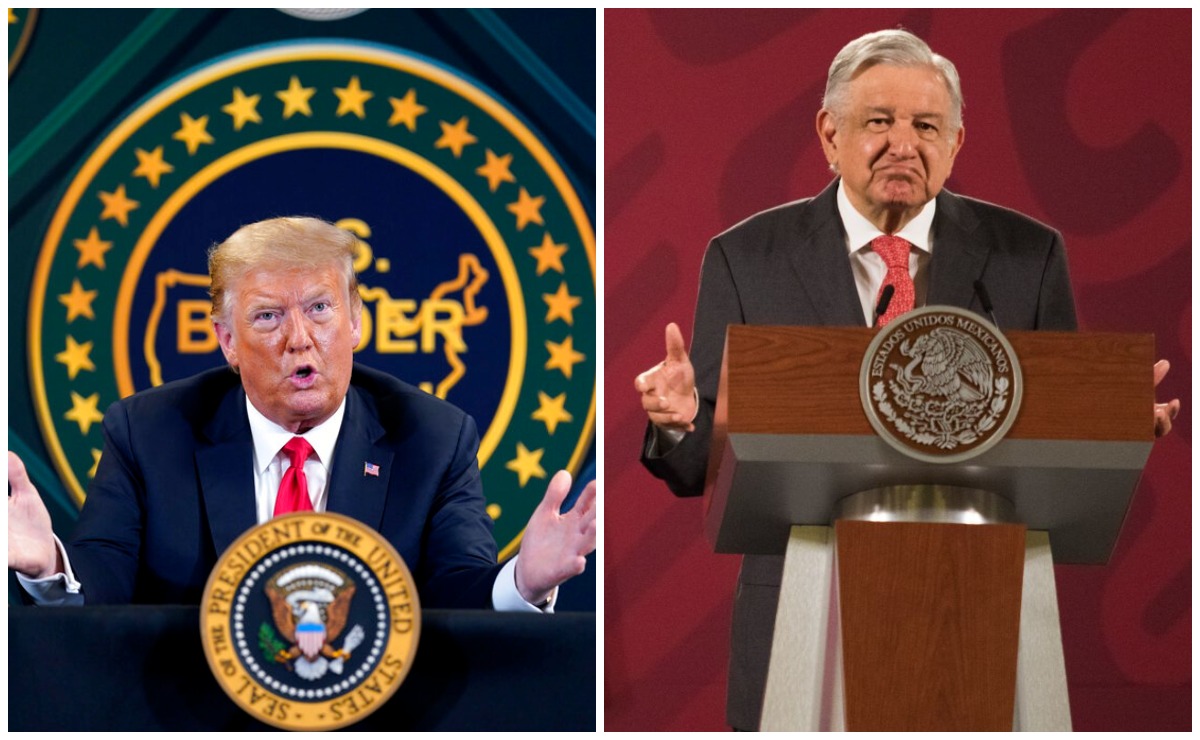 Trump y López Obrador habían acordado reunirse meses atrás. (AP / Cuartoscuro)