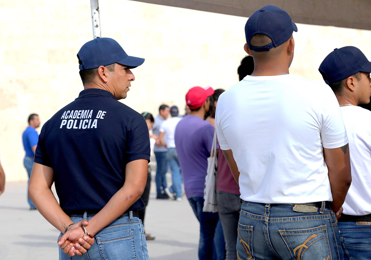 Cadetes de la Academia de Policía graduados en 2018. (Martín Piña)