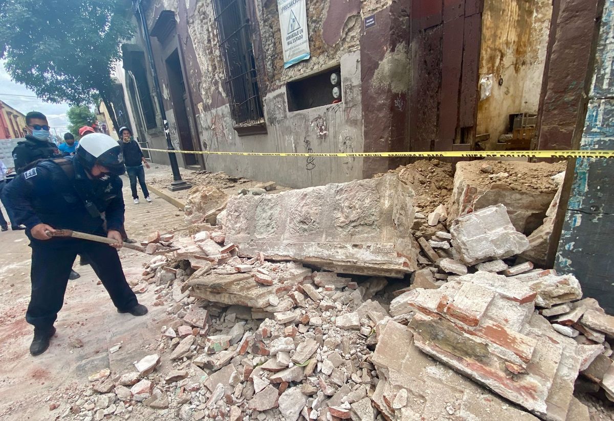 Los daños ocurrieron en varios edificios que son patrimonio cultural del estado (Cuartoscuro).