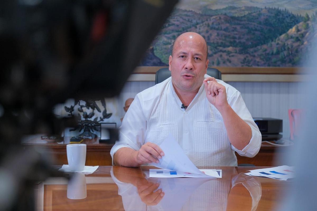 Enrique Alfaro aseguró que siempre se les hablará con la verdad a los jaliscienses. (Cortesía)