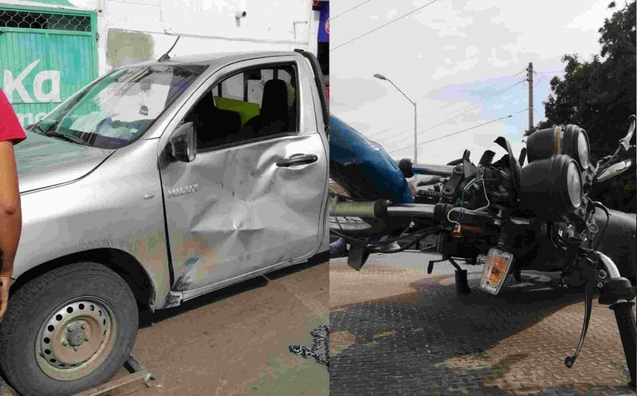 Torreón: Motociclista choca contra camioneta en la colonia Estrella ...