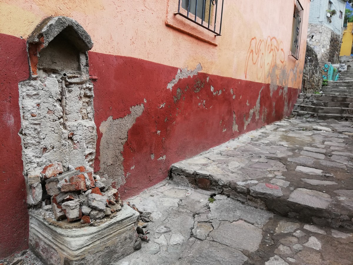 Roban importante vestigio del siglo XIX en Guanajuato. Foto: Dany Béjar