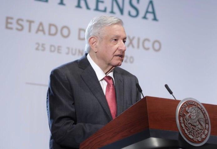 Andrés Manuel López Obrador, presidente de México, en conferencia. (Cortesía)