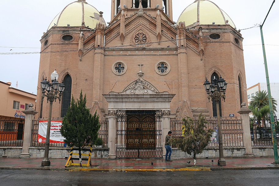 Iglesia de Guadalupe en Gómez Palacio. (Rolando Riestra)