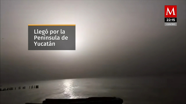 La llegada del polvo de Sahara causa incertidumbre en mexicanos