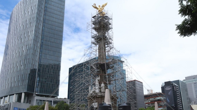 Prevén concluir restauración de Ángel de la Independencia en agosto