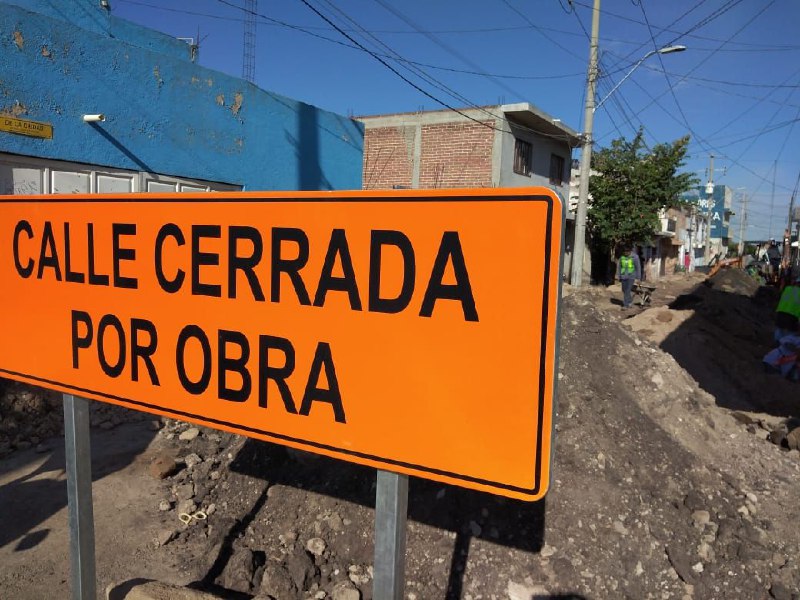 Obras de pavimentación en Villas de León