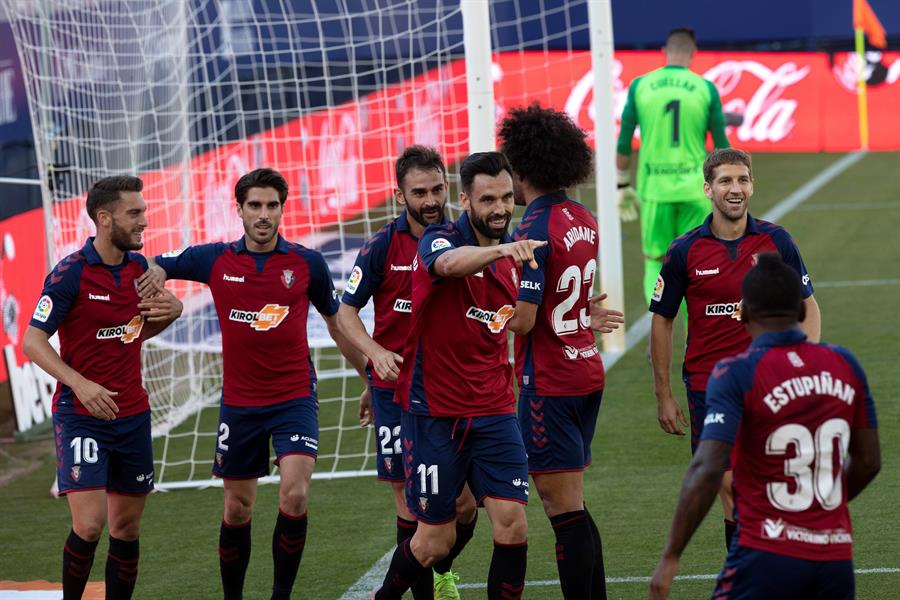 Enric Gallego dio la victoria al Osasuna (EFE)