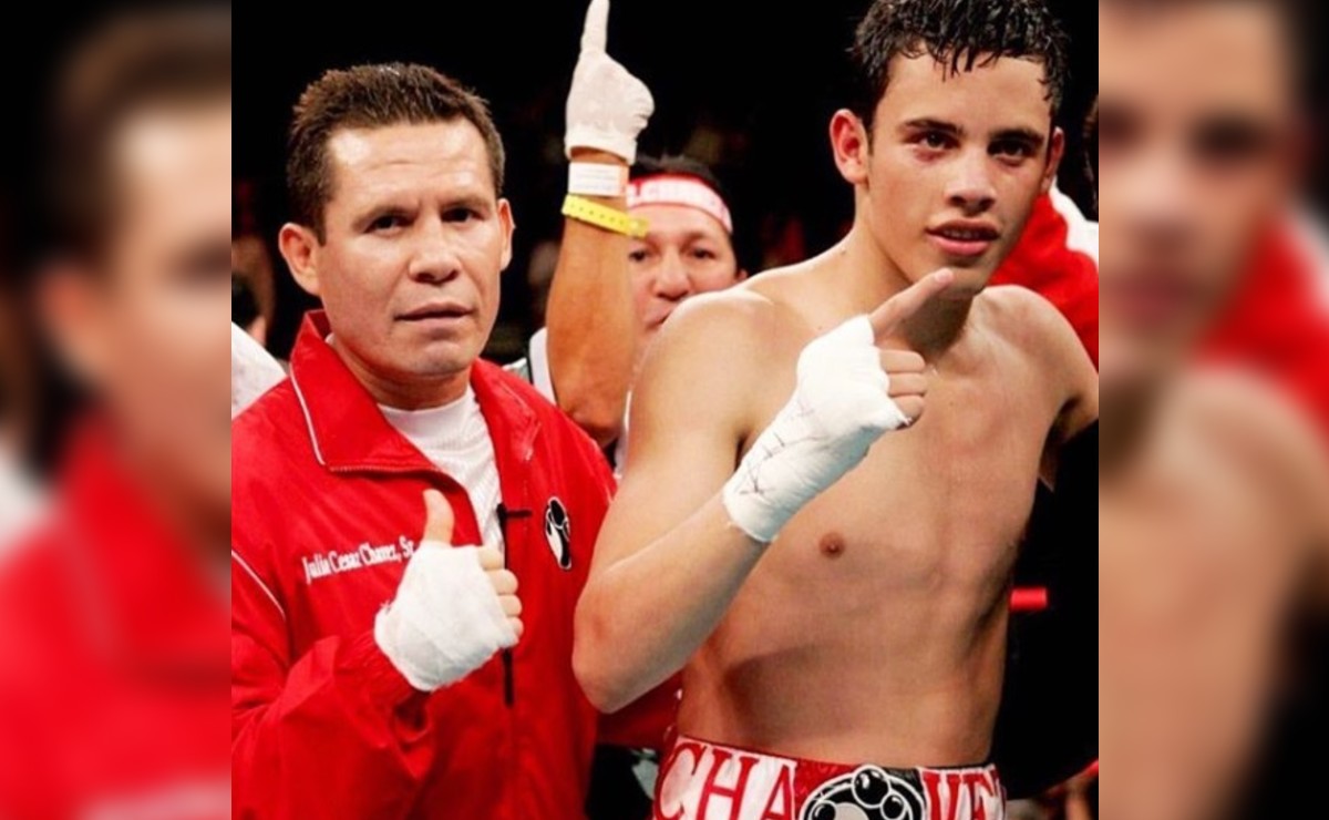 Julio César Chávez y su hijo Junior (Instagram @jcchavezjr)