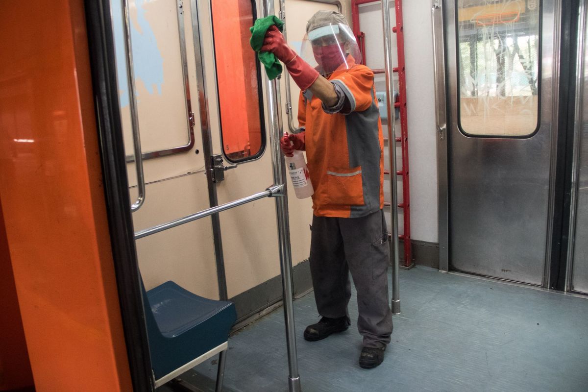 Metro de CdMx prepara reapertura de estaciones ante pandemia. (Cuartoscuro)