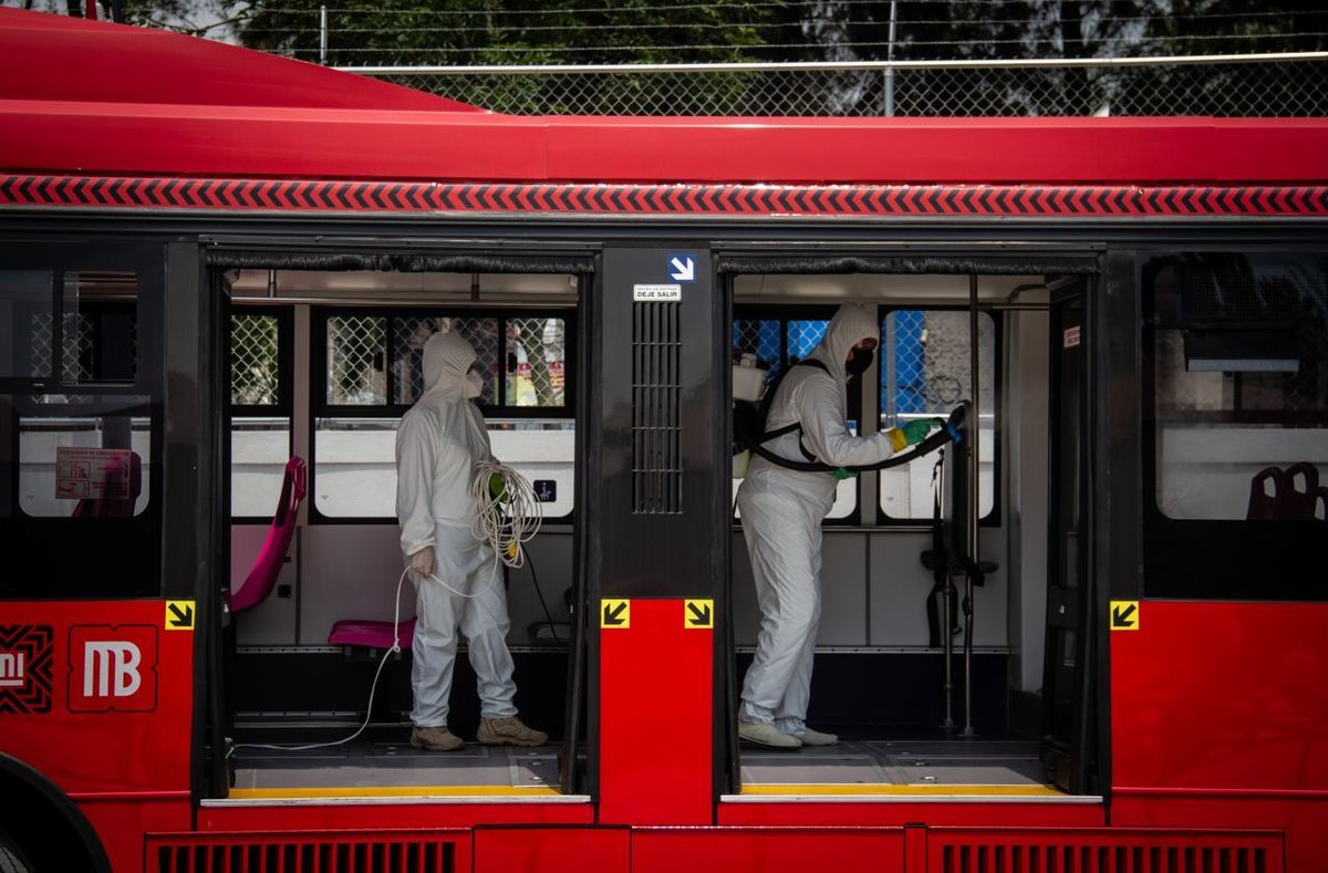 Metrobús de CdMx alista reapertura de estaciones. (Cuartoscuro)