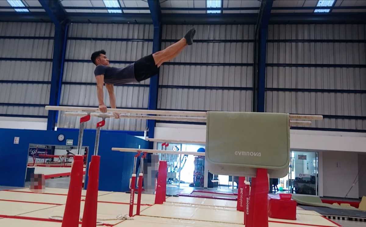 Pedro Sebastián Tanús Sánchez, es atleta y entrenador forjado en el Pabellón Olímpico del Centro de Alto Rendimiento Mario Vázquez Raña.  (Especial)