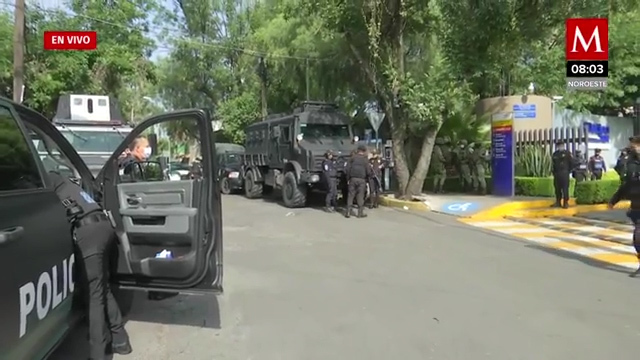 Policía de CdMx resguarda hospital donde atienden a García Harfuch tras atentado