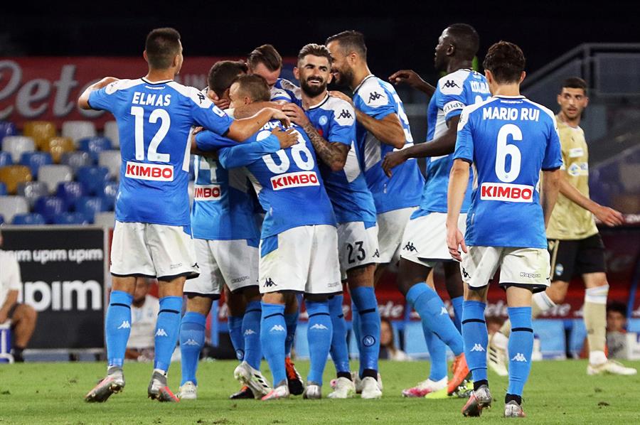 Napoli derrotó al SPAL (EFE)