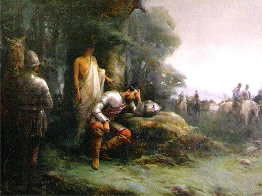 'La noche triste de Hernán Cortés', de Manuel Ramírez. (Foto: Especial)