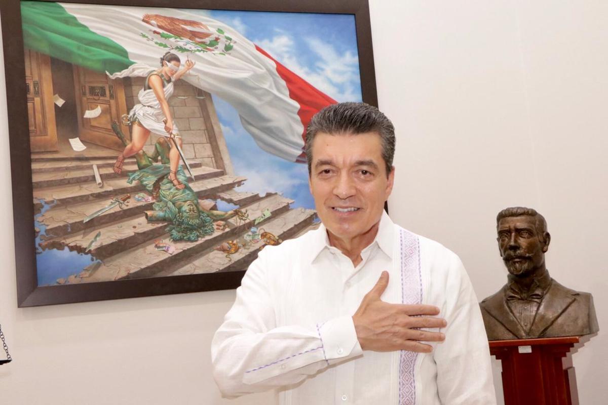 Rutilio Escandón Cadena, gobernador de Chiapas. (Especial)