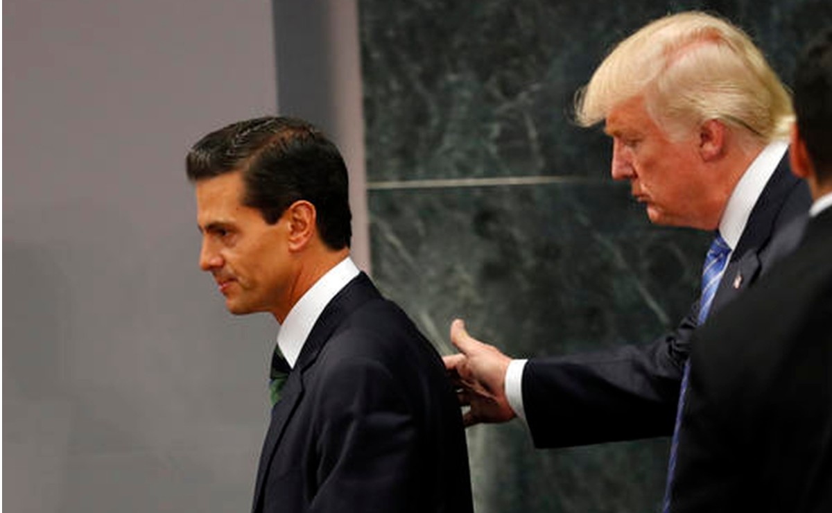En agosto de 2016, Peña Nieto invitó a Donald Trump, como candidato presidencial, a la Residencia Oficial de Los Pinos. (Archivo)