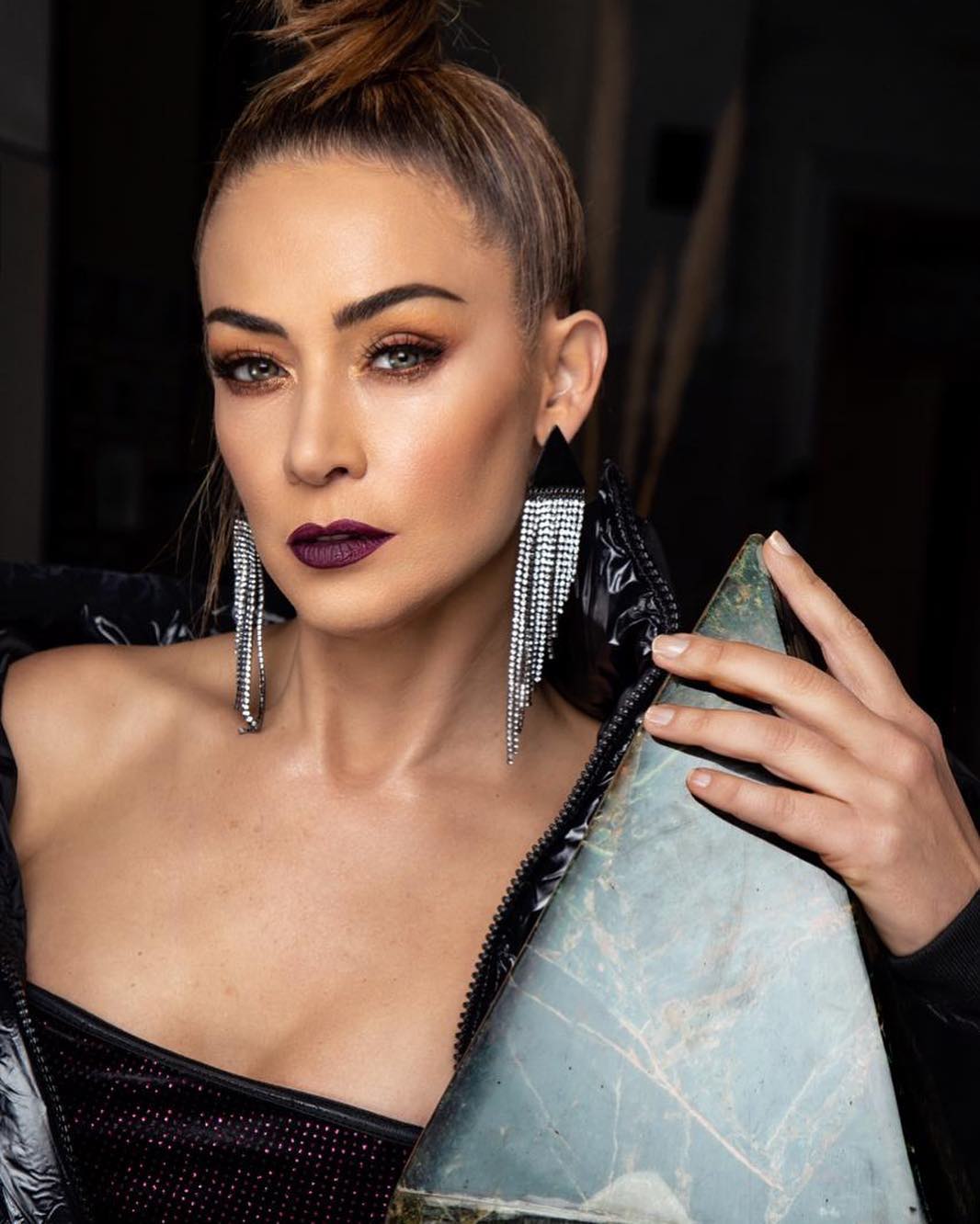Así lucía la conductora Anette Michel (Instagram).