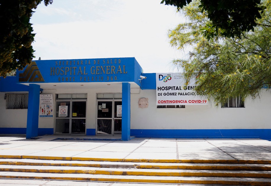 Hospital General de Gómez Palacio se prepara para una eventual crisis. (Rolando Riestra)