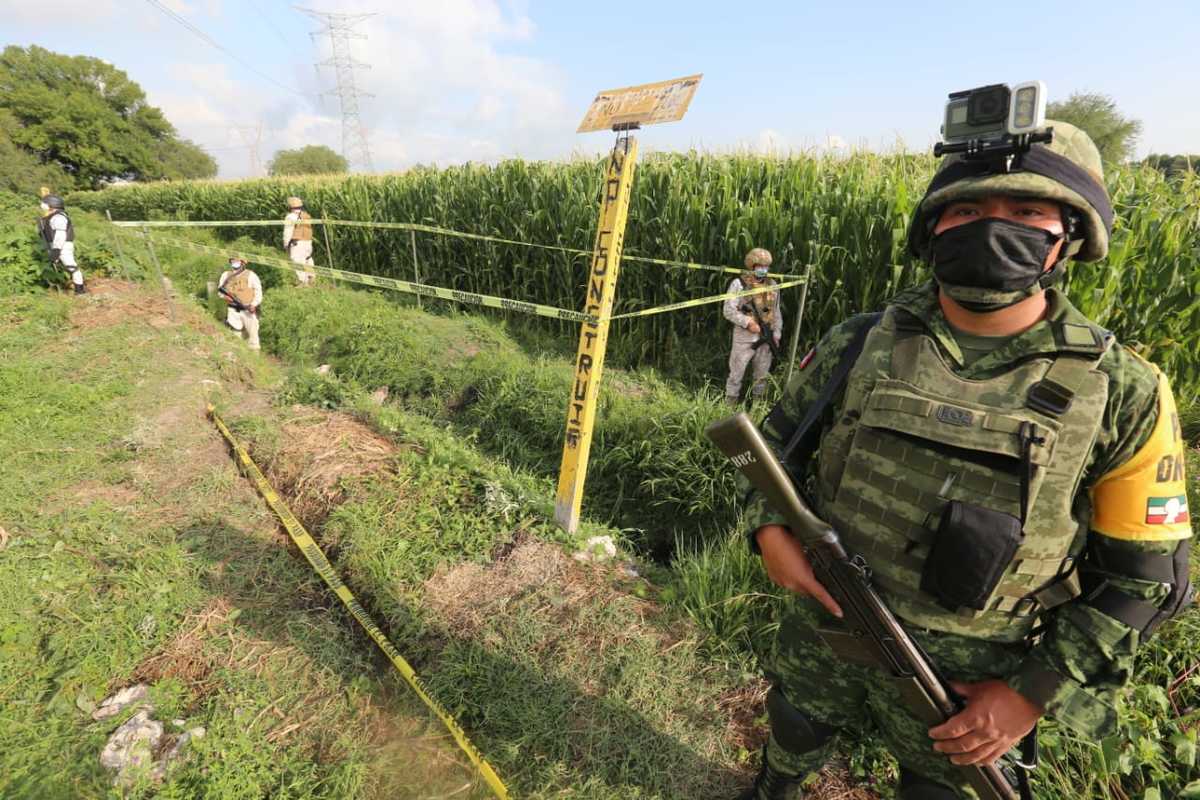 En el municipio de Atitalaquia, Hidalgo, se aseguró una toma clandestina del gasoducto Tuxpan-Tula. (Javier Ríos)