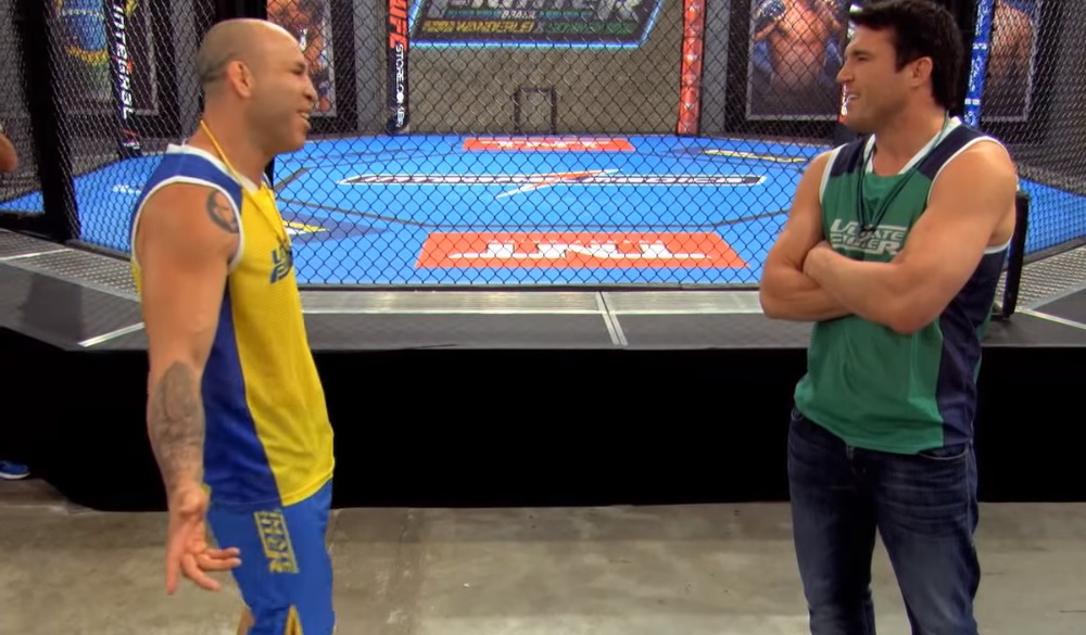 Chael Sonnen y Wanderlei Silva (UFC)