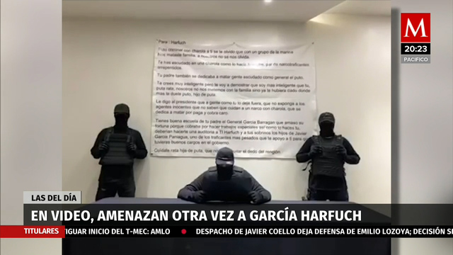 Lanzan nueva amenaza contra Omar García Harfuch