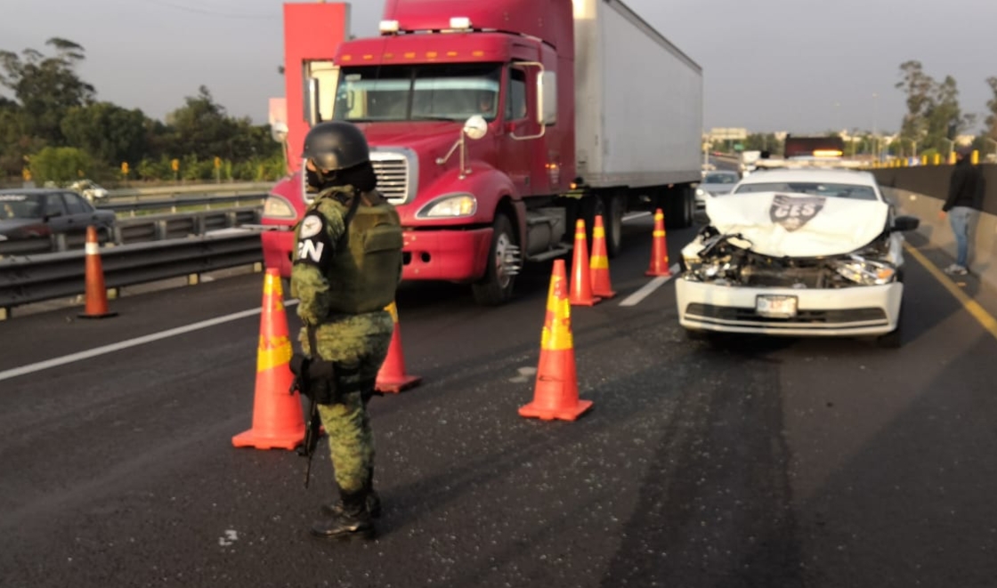 Los elementos heridos fueron trasladados a un hospital. (Especial)
