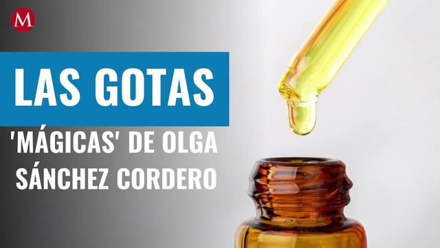 Conoce las gotas 'mágicas' de Olga Sánchez Cordero que la protegen del coronavirus