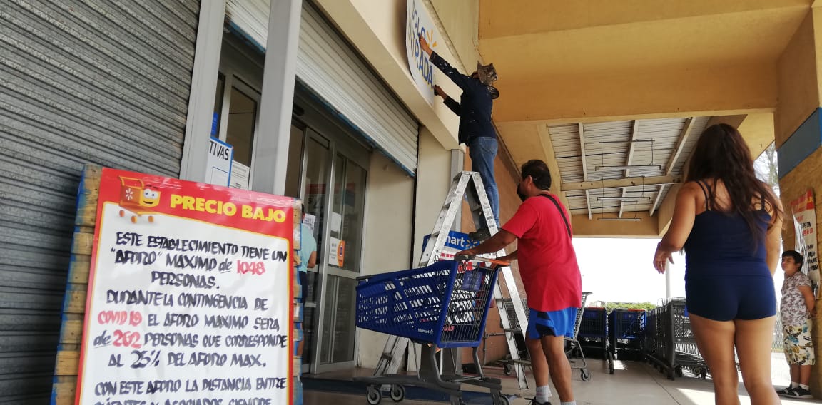 Tiendas anuncian horarios de  venta y suspensión de servicios el próximo fin de semana