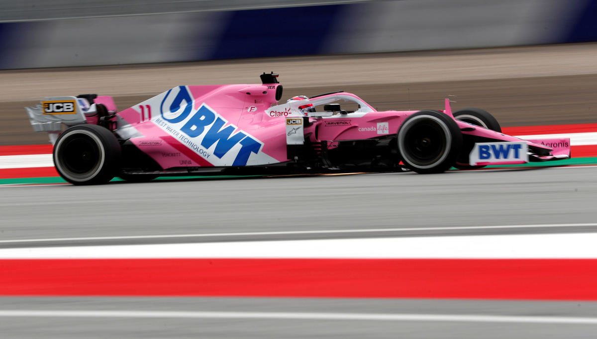 'Checo' Pérez termina en el tercer puesto en las pruebas libres del GP de Austria (Reuters)