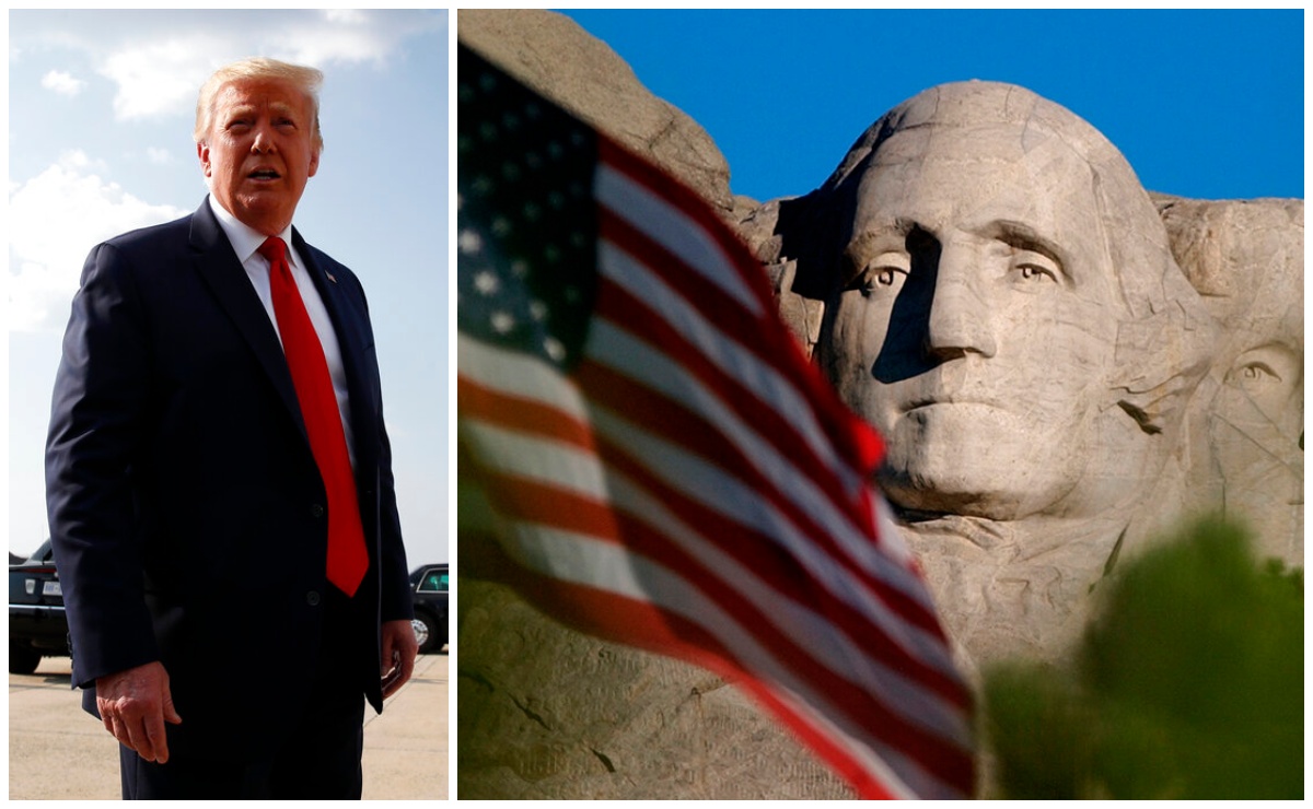 Donald Trump celebrará el 4 de julio, día de la Independencia de Estados Unidos, en el Monte Rushmore. (AP)