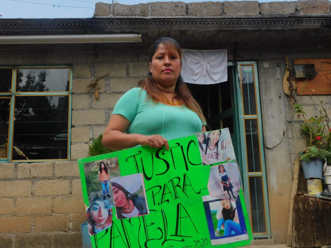 “Hoy mi hija ya no puede hablar, entonces yo estoy aquí para que se haga justicia" . (Abadiel Martínez)
