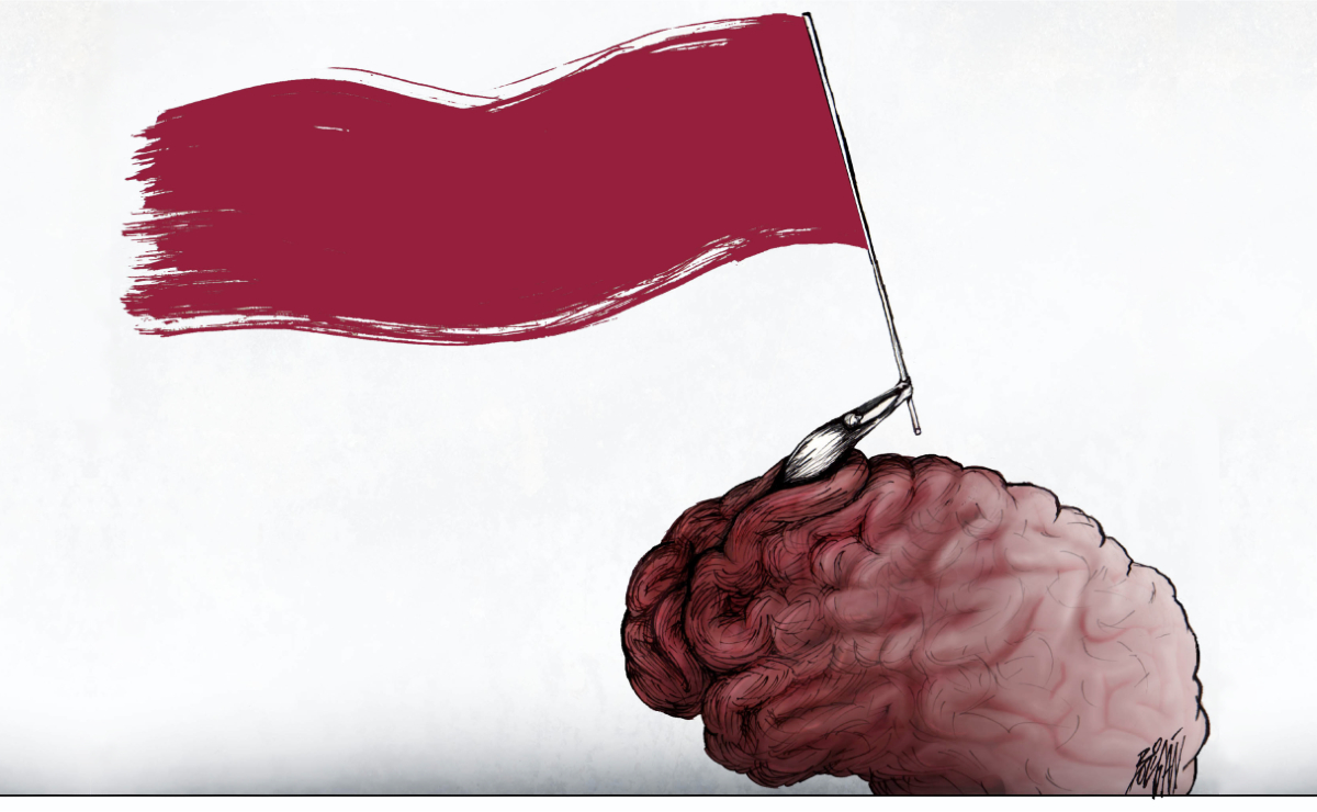 La izquierda comunista abandonó la batalla renunciando a la batalla de las ideas. (Ilustración: Ángel Boligán)