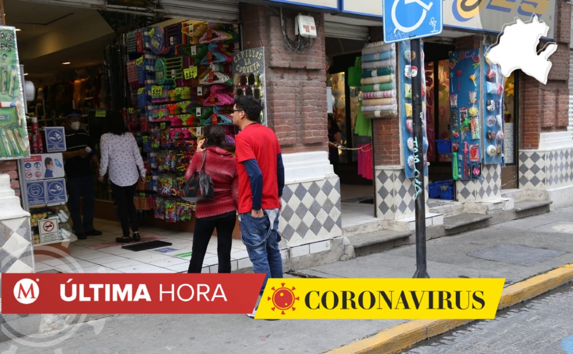 Negocios del centro de Pachuca reabrieron esta semana. (Jorge Sánchez)