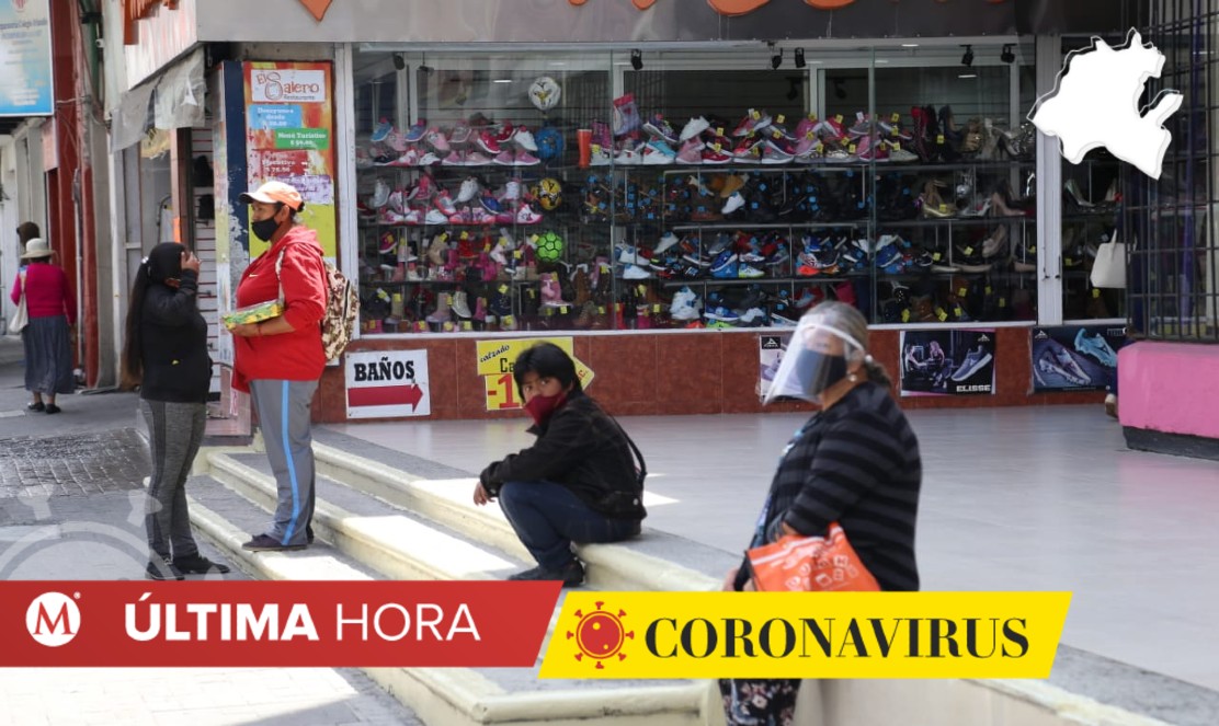 Personas en el centro de Pachuca. (Jorge Sánche)