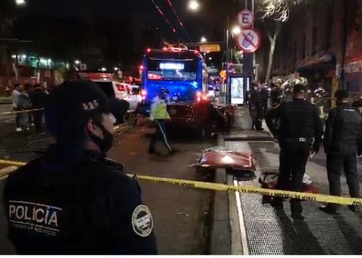 El accidente ocurrió en Eje Central y Belisario Domínguez. | Alejandro González