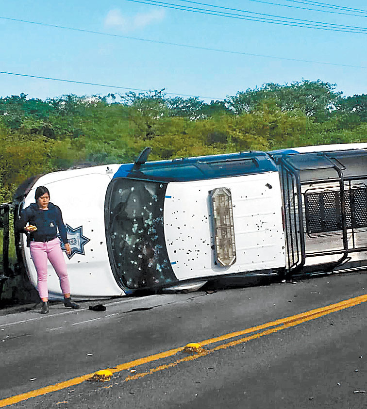 Ataque a agentes en Jerécuaro. (Especial)