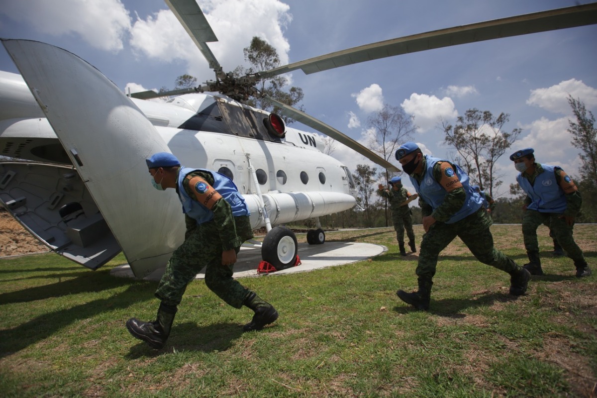 Los Cascos Azules participan dentro de conflictos armados para restaurar la paz. (Omar Franco)