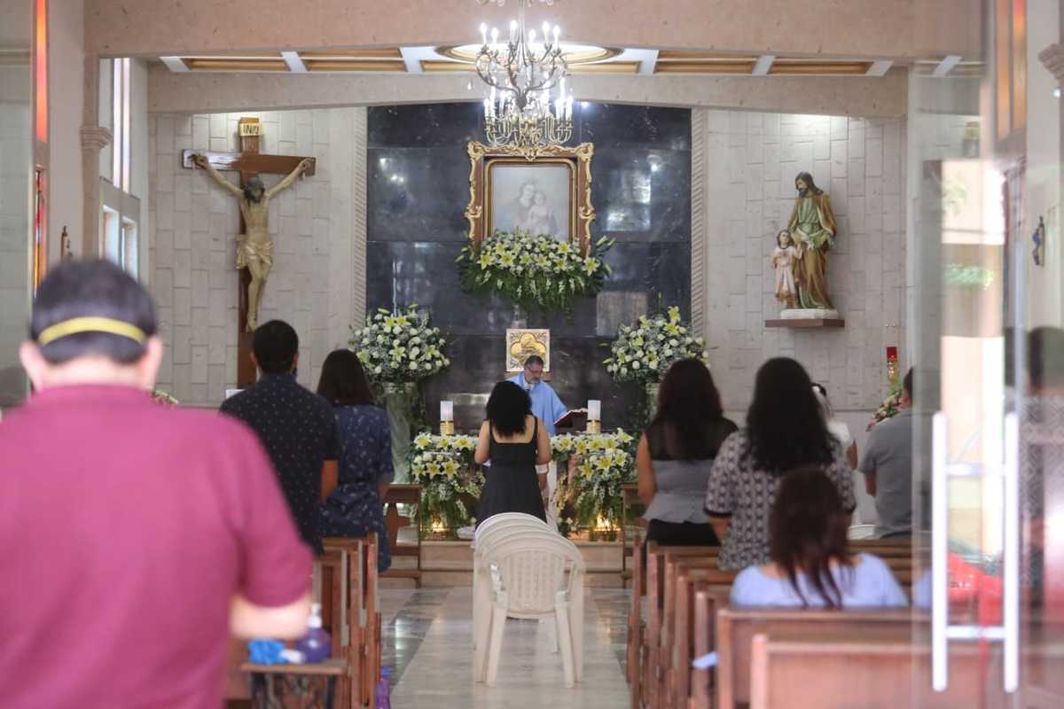 El templo de Nuestra Señora del Refugio en Lerdo fue la primera en abrir sus puertas. (Rolando Riestra)