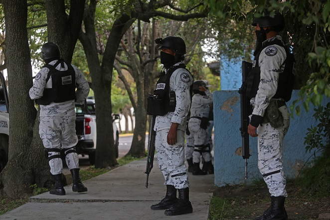 Guardia Nacional se encuentra resguardando Casa Jalisco (Fernando Carranza)