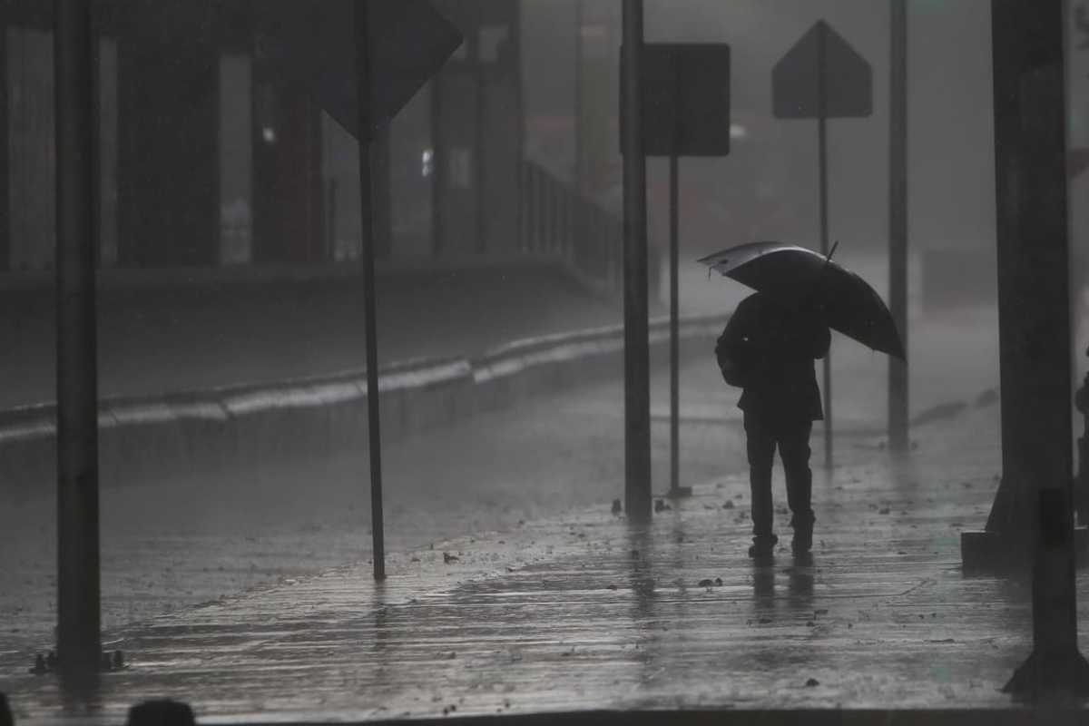 Lluvia en la CdMx. (Ariana Pérez)