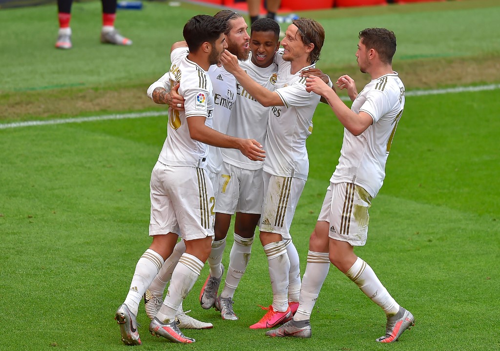 Real Madrid se impuso al Bilbao (AFP)