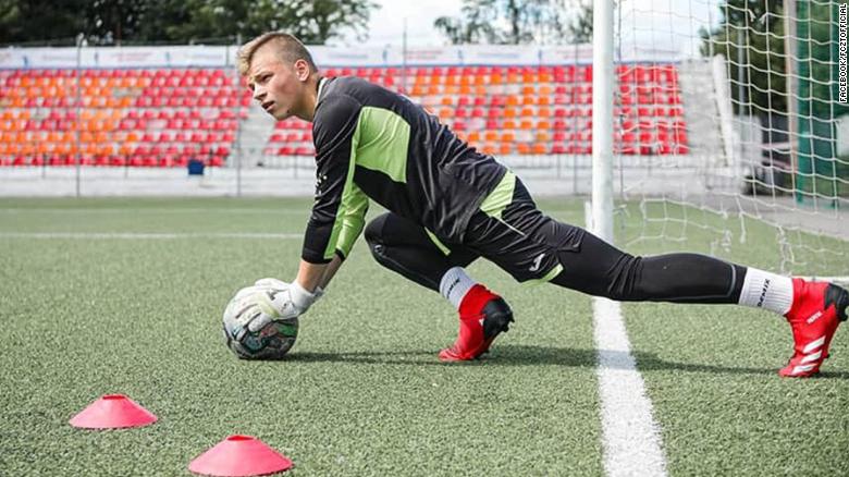 Iván Zaboróvsk, portero de 16 años (Especial)