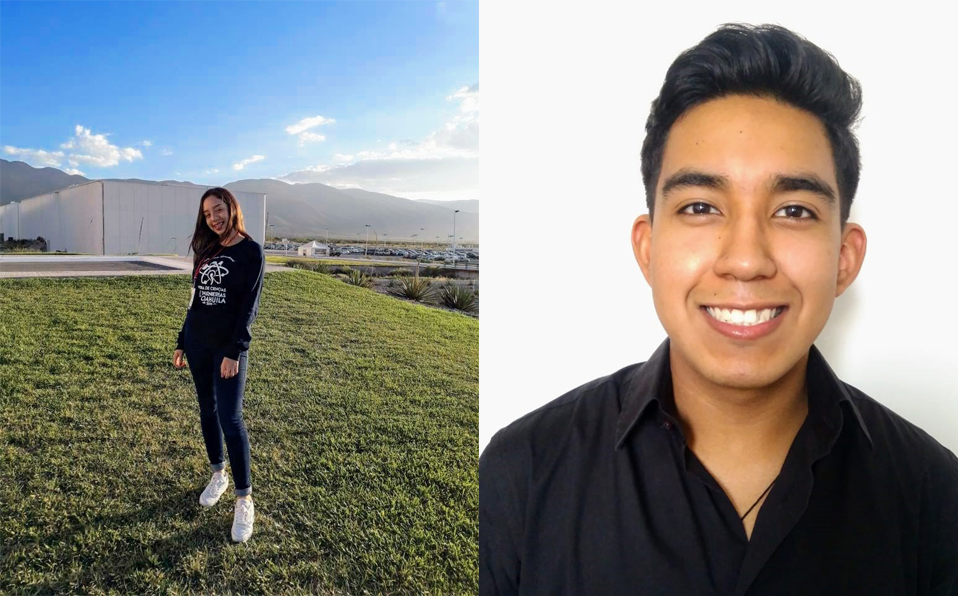 Leslie Elizabeth Herrera y Arnulfo Alejandro Morales son dos de los 10 jóvenes seleccionados por el Tec Campus Laguna que obtuvieron una beca del cien