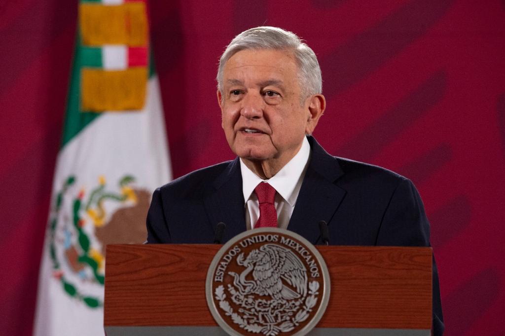 López Obrador ofreció su conferencia mañanera desde Palacio Nacional. (Cortesía)