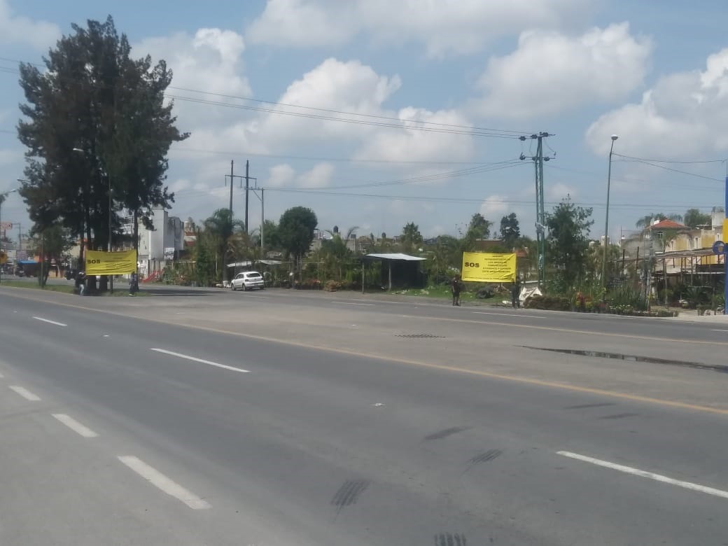 Los quejosos demandaron el apoyo para la construcción de obras que impidan las inundaciones. (Adolfo Tenahua)