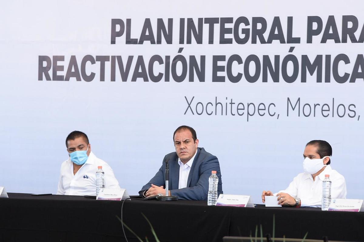 El gobernador presentó el plan en el Centro de Convenciones Morelos. (Especial)