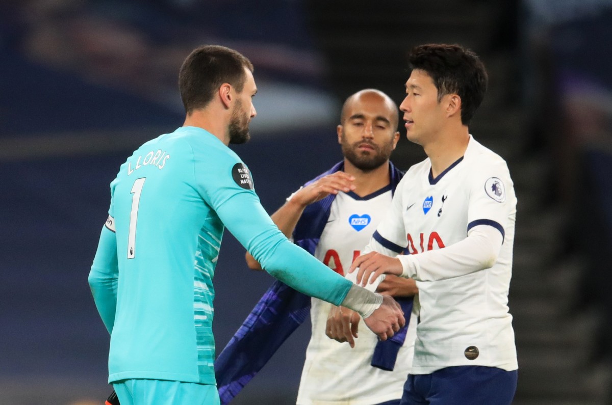 Hugo Lloris reveló el motivo de su pleito con Heung-Min Son (Reuters)