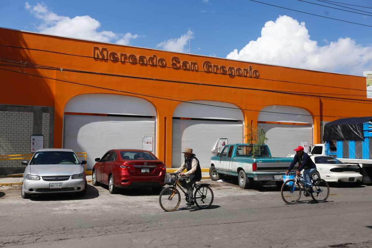 Mercado de San Gregorio Atlapulco, en Xochimilco. (Araceli López)